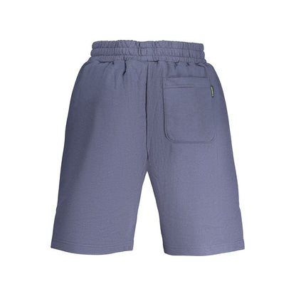Activewear Shorts by Converse for men in cotton blue features an ergonomic regular-fit with adjustable-waistband, highlighting a ergonomic and short for a premium, high-performance look.