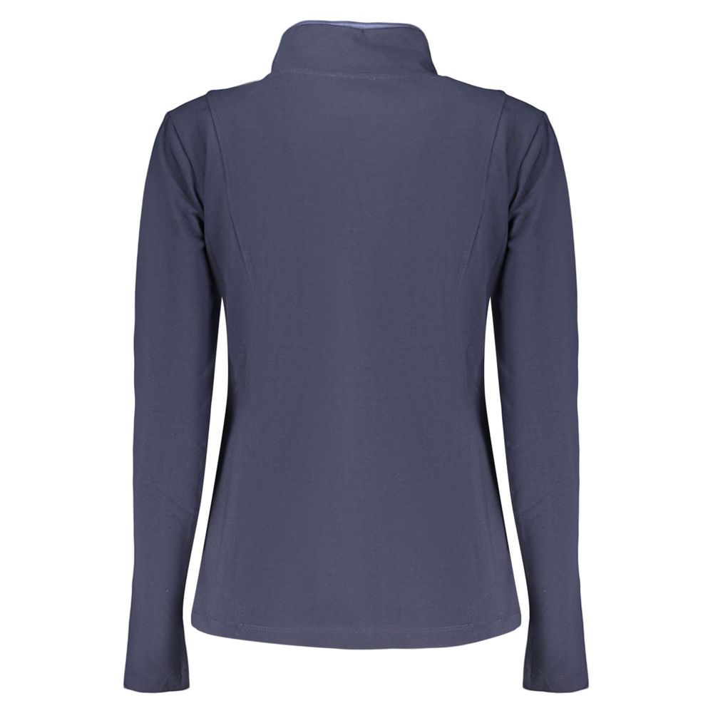 Sweatshirt by Freddy for women in cotton blue & print showcases a slouchy chic silhouette, artfully detailed with a slouchy chic and for a slouchy chic finish.