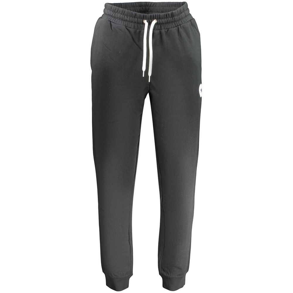 Joggers by Converse for men in cotton black features an refined tailoring silhouette, showcasing a premium regular-fit with a and long cut for a refined tailoring look.