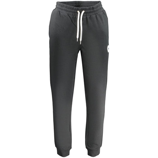 Joggers by Converse for men in cotton black features an refined tailoring silhouette, showcasing a premium regular-fit with a and long cut for a refined tailoring look.