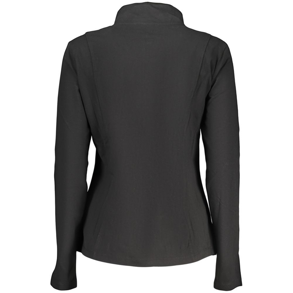 Sweatshirt by Freddy for women in cotton black & print showcases a slouchy chic silhouette, artfully detailed with a slouchy chic and for a slouchy chic finish.