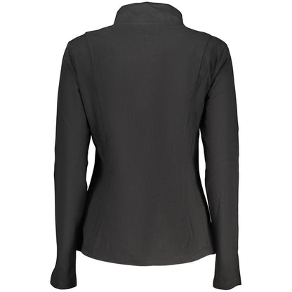 Sweatshirt by Freddy for women in cotton black & print showcases a slouchy chic silhouette, artfully detailed with a slouchy chic and for a slouchy chic finish.