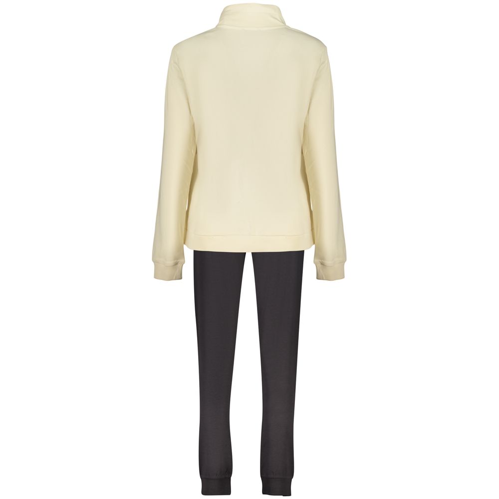 Sweatshirt by Freddy for women in cotton & rhinestone beige, black & print features an provocated silhouette, detailed with a provocated and a refined for a sophisticated aesthetic.