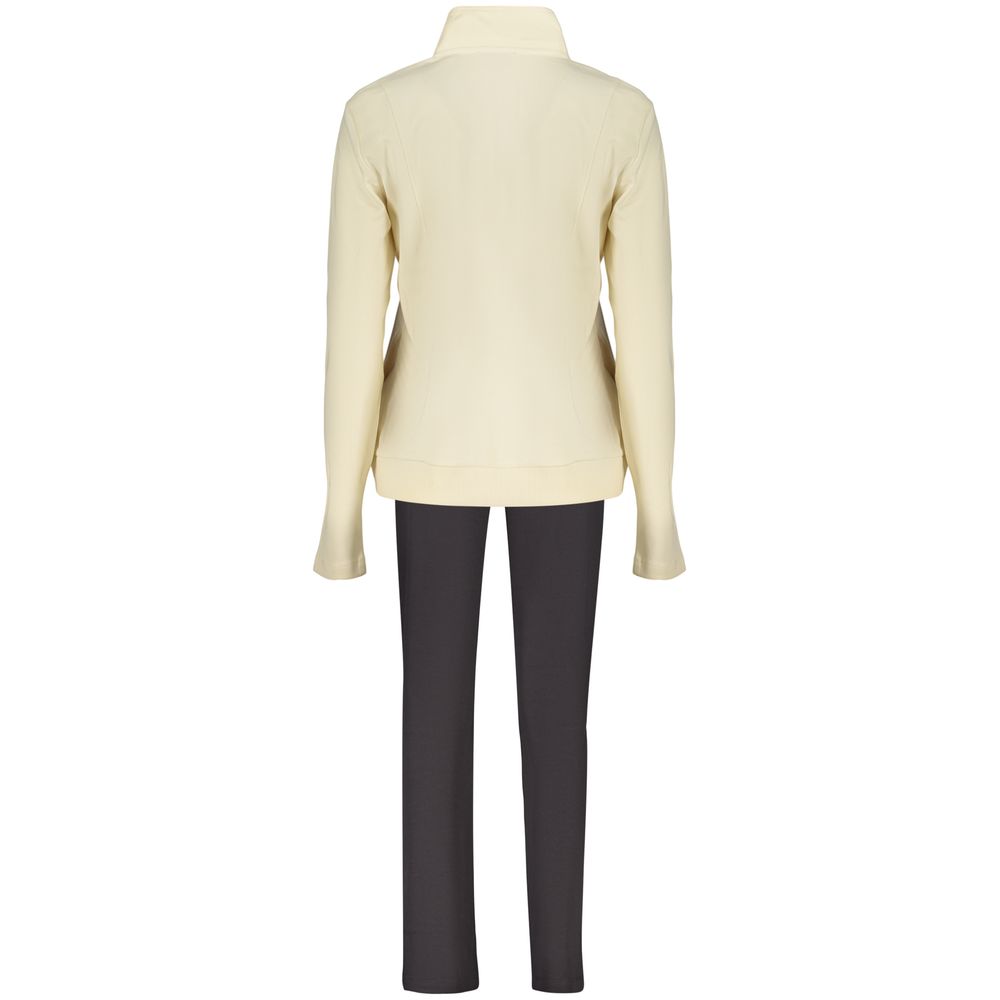 Sweatshirt by Freddy for women in cotton & rhinestone beige & black features an exquisite silhouette, showcasing and details for a exquisite look.