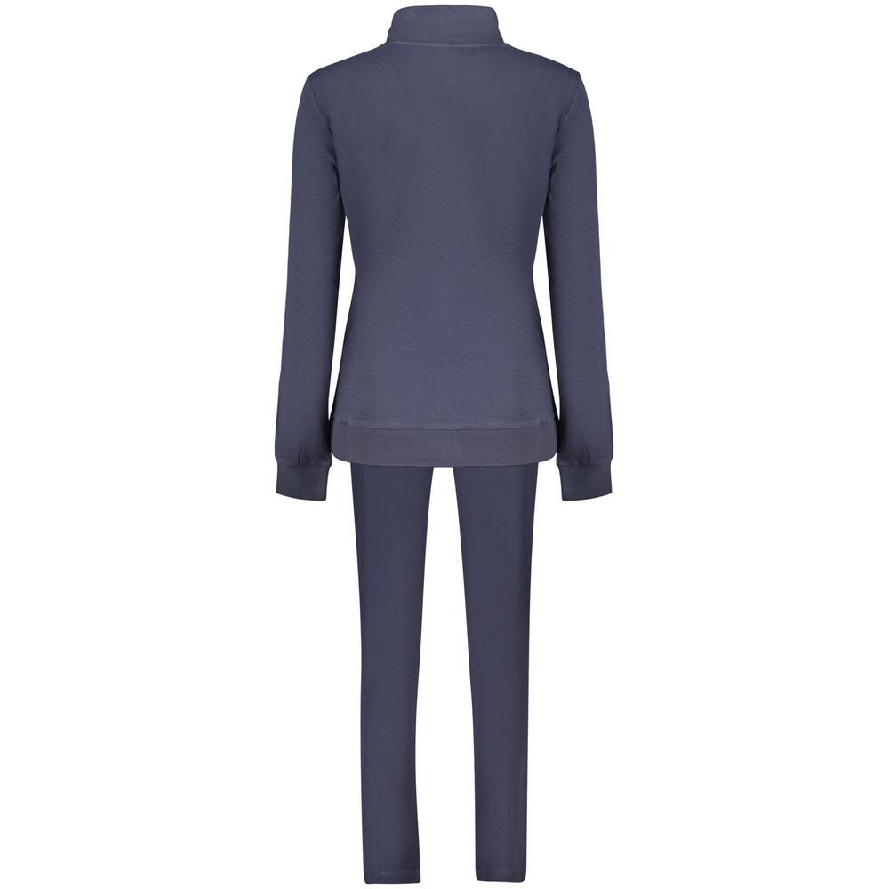 Sweatshirt by Freddy for women in cotton & rhinestone blue & print showcases a slouchy chic silhouette, artfully detailed with a slouchy chic and for a slouchy chic finish.