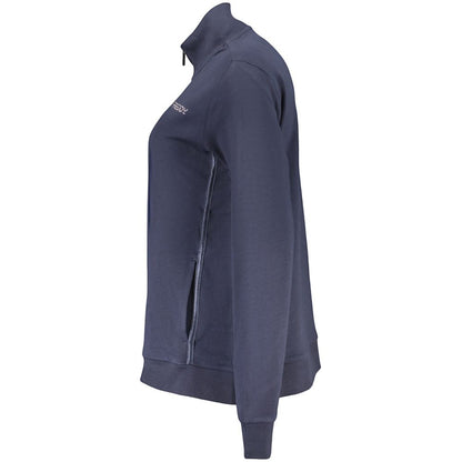 Sweatshirt by Freddy for women in cotton & rhinestone blue & print features an provocated silhouette, detailed with a provocated and a refined for a sophisticated aesthetic.