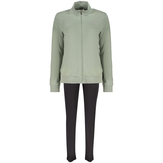 Sweatshirt by Freddy for women in cotton & rhinestone black, green & print features an enviable silhouette, showcasing a premium and refined for a truly enviable finish.