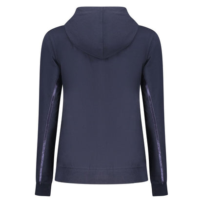 Hooded Sweatshirt Hoodie by Freddy for women in cotton blue features an dramatic silhouette, showcasing a sophisticated and dramatic for a refined, modern aesthetic.
