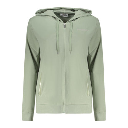 Hooded Sweatshirt Hoodie by Freddy for women in cotton green features a edgy silhouette, detailed with a edgy hooded neckline and for a refined finish.