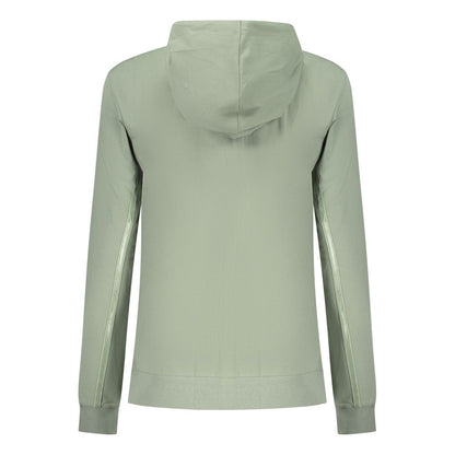 Hooded Sweatshirt Hoodie by Freddy for women in cotton green features an luminous silhouette, showcasing a sophisticated hooded neckline and for a truly luminous look.
