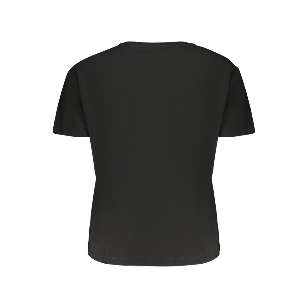 Activewear T-Shirt by Freddy for women in cotton black & print features an ergonomic design with , highlighting a ergonomic length and ergonomic for a high-performance look.