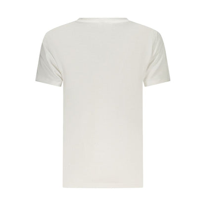 Activewear T-Shirt by Freddy for women in cotton white & print features a dynamic silhouette with and enhanced by functional .