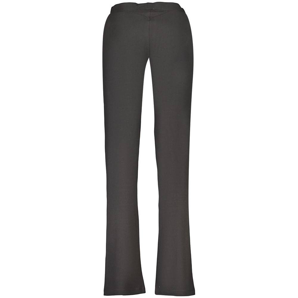 Joggers by Freddy for women in cotton black features a polished silhouette with a polished wide, reaching a polished long and finished with a polished .