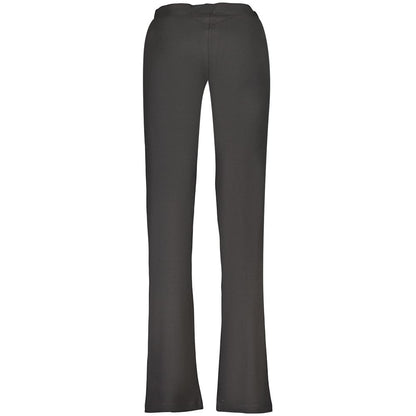 Joggers by Freddy for women in cotton black features a polished silhouette with a polished wide, reaching a polished long and finished with a polished .