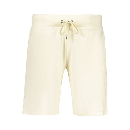 Activewear Shorts by Freddy for women in cotton beige & print features an sporty with adjustable-waistband, presenting a short and designed for a sporty look.