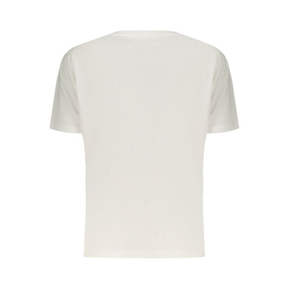 Activewear T-Shirt by Freddy for women in cotton white & print features an contemporary design with , a length, and a contemporary .