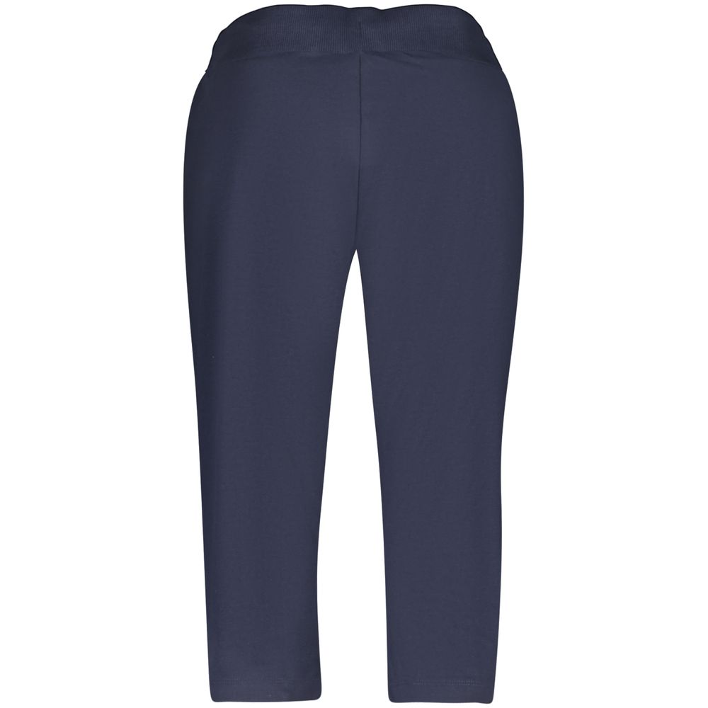 Joggers by Freddy for women in cotton blue features a polished silhouette with a polished capri, reaching a polished capri and finished with a polished .