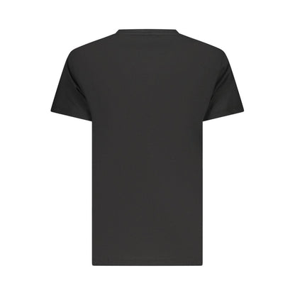 Activewear T-Shirt by Freddy for women in cotton black & print features a sporty silhouette with and , showcasing innovative for a sporty finish.