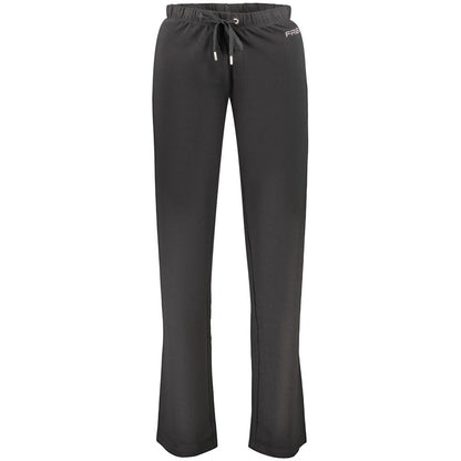 Joggers by Freddy for women in cotton black features an sartorial wide and long with a cut for a sartorial finish.
