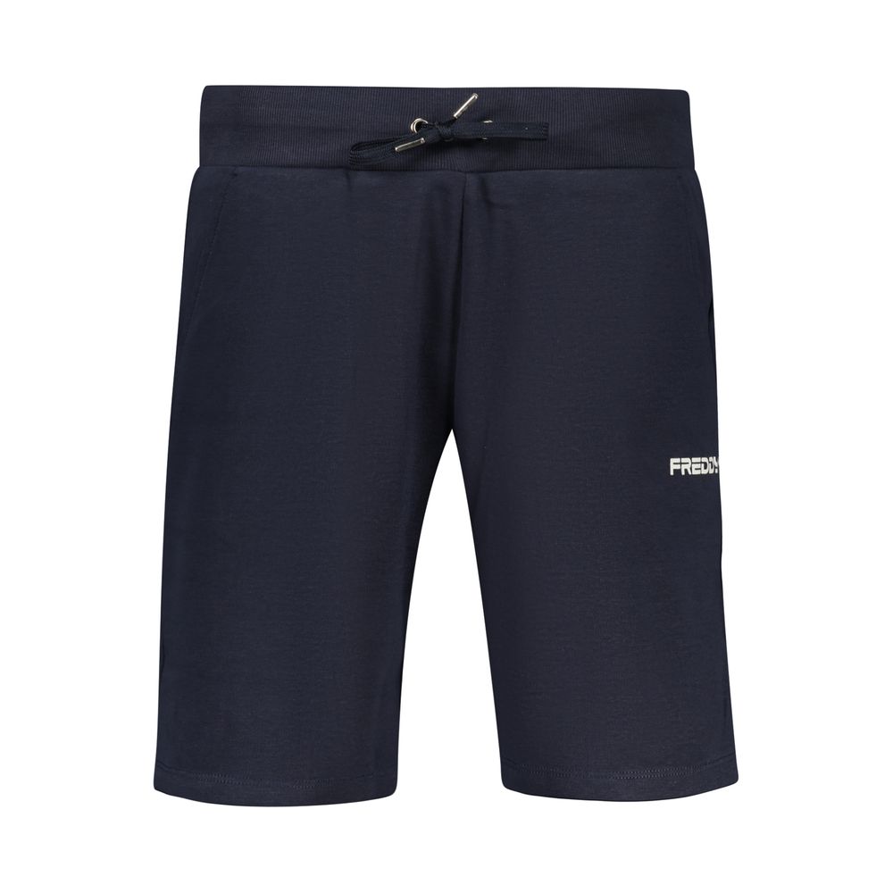 Activewear Shorts by Freddy for women in cotton blue & print features a kinetic silhouette, showcasing adjustable-waistband with a kinetic , short, and for a premium athletic look.