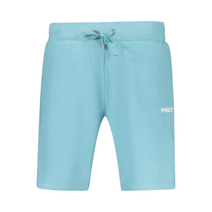 Activewear Shorts by Freddy for women in cotton blue & print features a contemporary silhouette with adjustable-waistband, a contemporary , short, and for a contemporary finish.