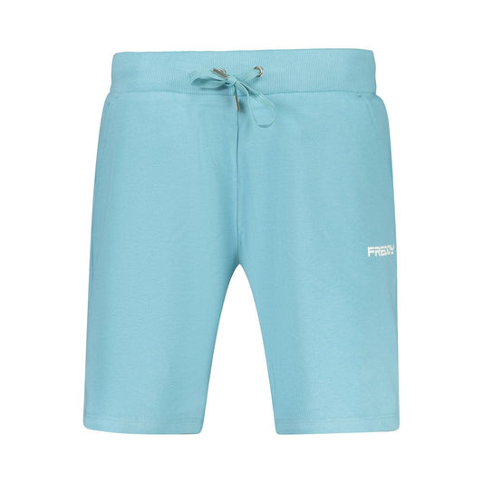 Activewear Shorts by Freddy for women in cotton blue & print features a contemporary silhouette with adjustable-waistband, a contemporary , short, and for a contemporary finish.