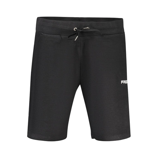 Activewear Shorts by Freddy for women in cotton black & print features a kinetic silhouette, showcasing adjustable-waistband with a kinetic , short, and for a premium athletic look.