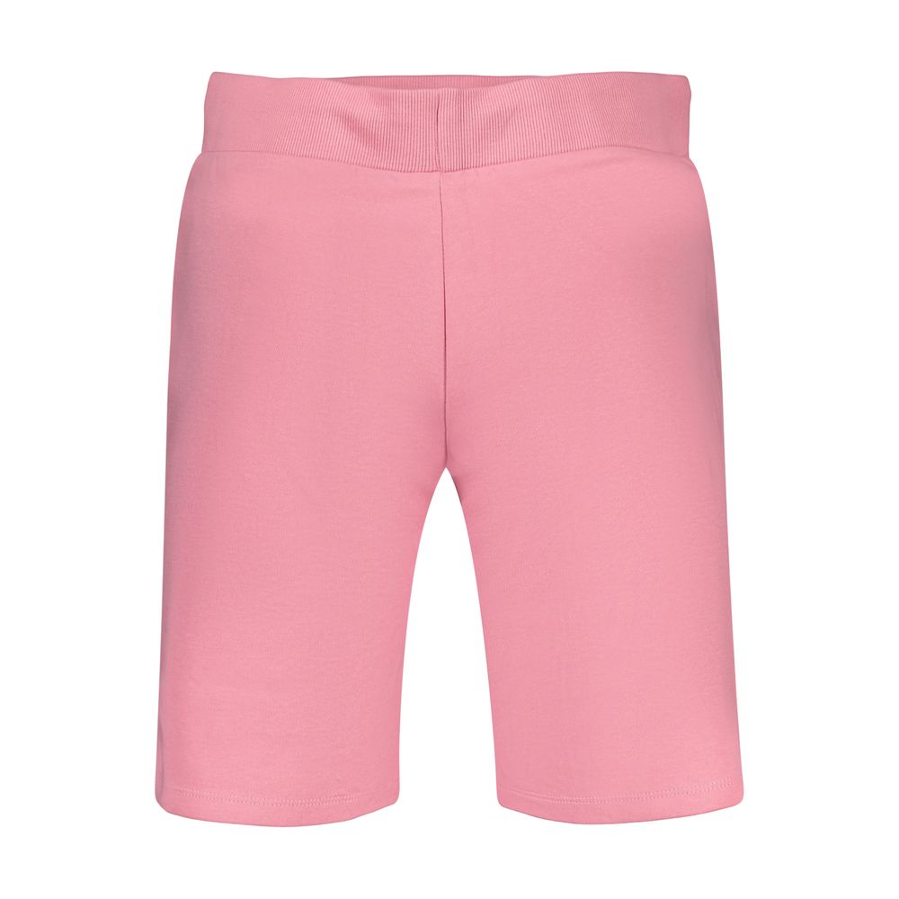 Activewear Shorts by Freddy for women in cotton pink & print features a dynamic silhouette with a , showcasing adjustable-waistband in a premium short cut for high-performance style.
