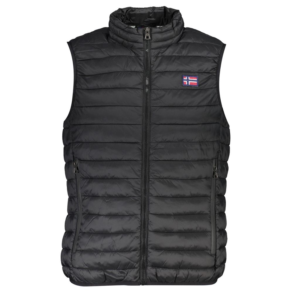 Vest by Norway 1963 for men in polyester black features a stylish silhouette, showcasing distinct pockets & insulated and a refined for a truly stylish finish.