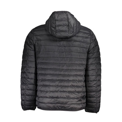 Hooded Windbreaker Jacket by Norway 1963 for men in polyamide black showcases a modern silhouette, integrating pockets, hooded & windproof and a modern hooded neckline for a sophisticated finish.