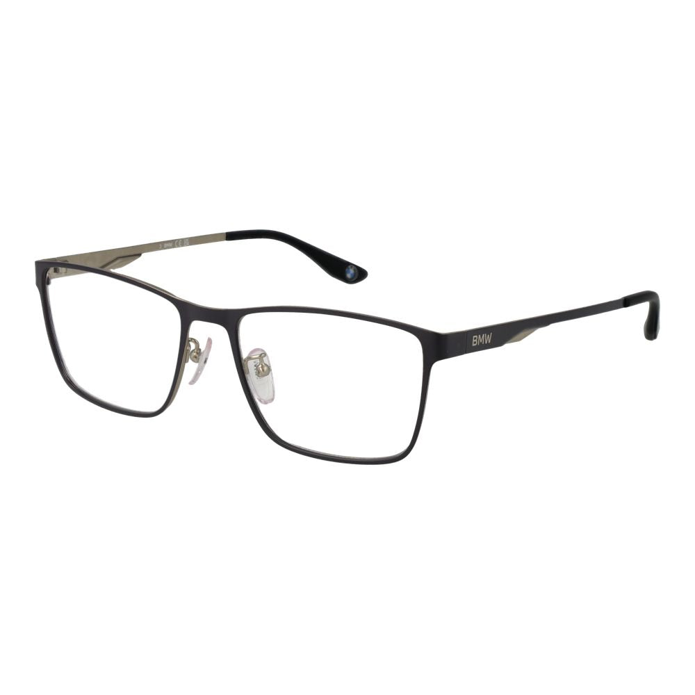 Eyeglasses Frames by BMW for men in metal gray features an refined silhouette, showcasing the refined gray coloured frame and sophisticated full-frame frame design.