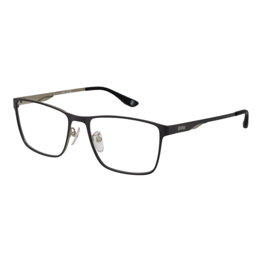 Eyeglasses Frames by BMW for men in metal gray features an refined silhouette, showcasing the refined gray coloured frame and sophisticated full-frame frame design.