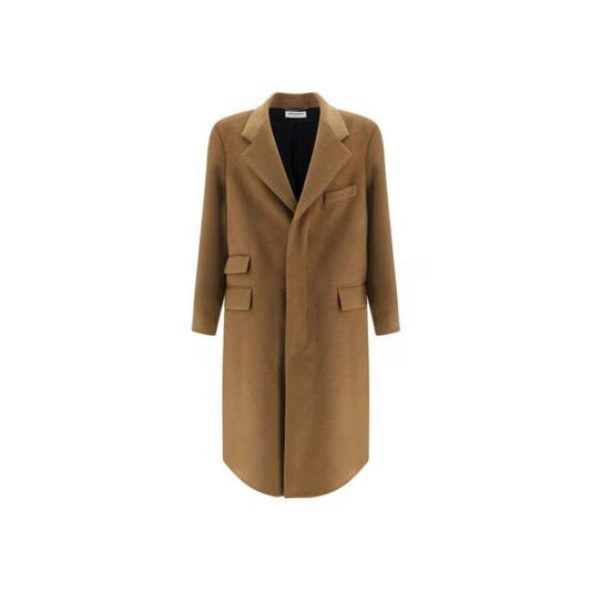 Saint Laurent Brown Wool Coat