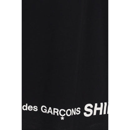 Activewear T-Shirt by Comme Des Garçons for men in cotton black & print features a versatile silhouette, showcasing a versatile and detailed with high-performance for a premium look.