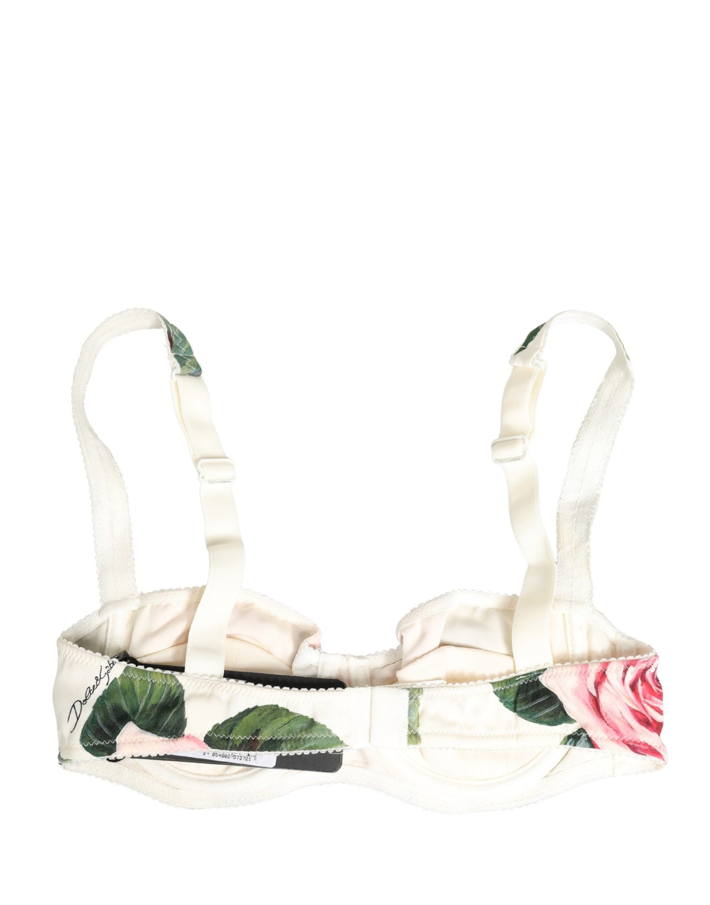 Dolce & Gabbana Multicolor Floral Semi-Pad Underwire Underwear