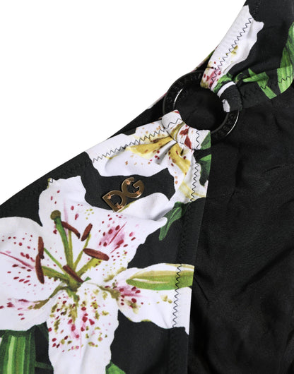 Dolce & Gabbana Multicolor Floral Silk Brief Panty Underwear