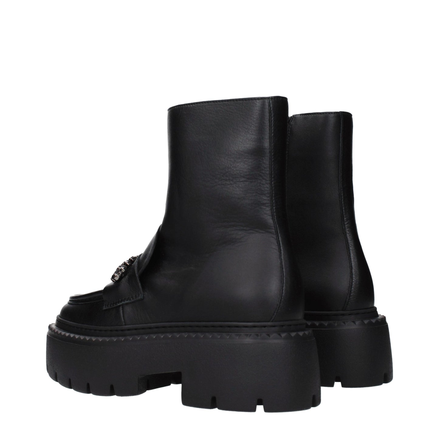 Ankle Boots by Jimmy Choo for women in leather black features an enchanting design from the Women's Leather Ankle Boots collection, highlighting a enchanting and for a refined look.