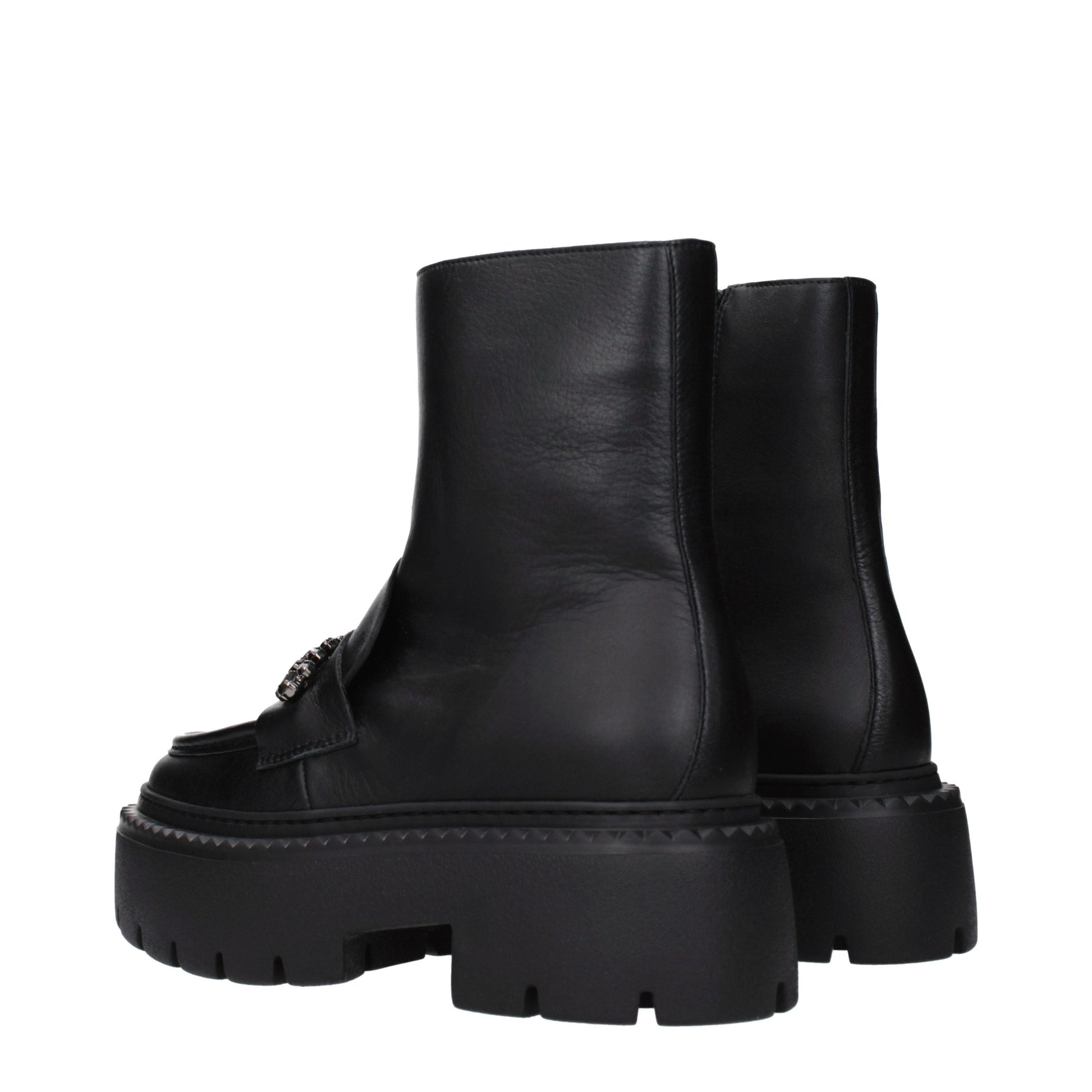 Ankle Boots by Jimmy Choo for women in leather black features an enchanting design from the Women's Leather Ankle Boots collection, highlighting a enchanting and for a refined look.