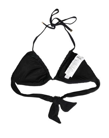 Dolce & Gabbana Women's Stretch Nylon Swimwear Top - Black