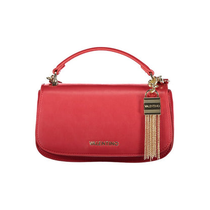 Handbag by Mario Valentino for women in polyethylene red features a exquisite silhouette, showcasing a secure snap and exquisite built-in-compartments, external-pockets & internal-pockets with versatile handle for a exquisite finish.