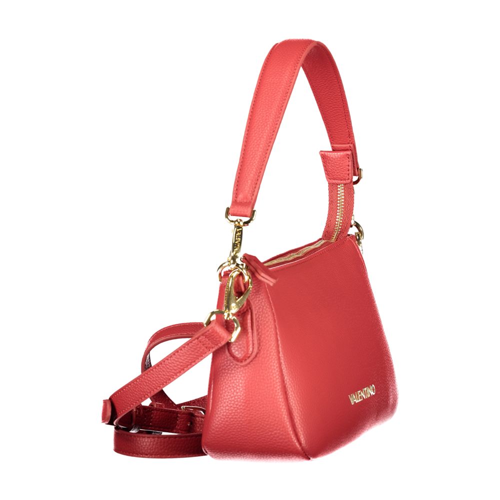 Crossbody Handbag by Mario Valentino for women in polyethylene red features a refined silhouette, showcasing a secure zipper, organized internal-pockets, and versatile crossbody-strap, shoulder-strap, adjustable-strap & handle for a refined finish.