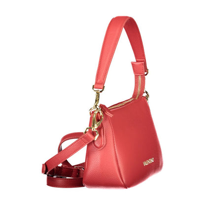 Crossbody Handbag by Mario Valentino for women in polyethylene red features a refined silhouette, showcasing a secure zipper, organized internal-pockets, and versatile crossbody-strap, shoulder-strap, adjustable-strap & handle for a refined finish.