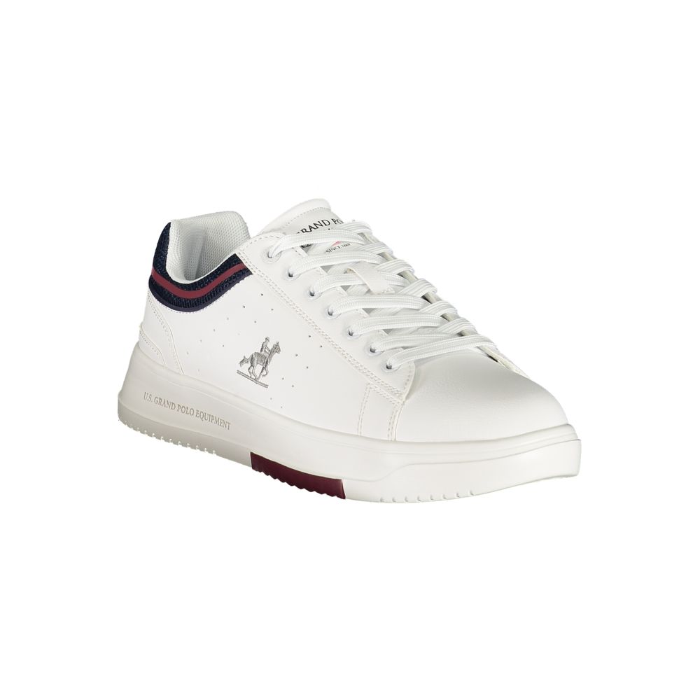 Athletic Sneakers U.S. Grand Polo men polyester & polyurethane white & print featuring a avant-garde Men's Athletic Polyester & Polyurethane Sneakers design with a avant-garde athletic style for a refined finish.