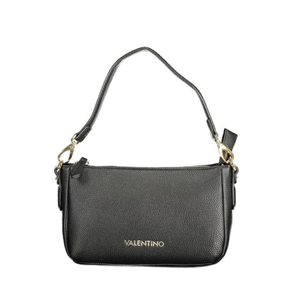 Handbag by Mario Valentino for women in polyethylene black & signature features a exquisite silhouette, showcasing a secure zipper and exquisite internal-pockets with versatile shoulder-strap, adjustable-strap & handle for a exquisite finish.