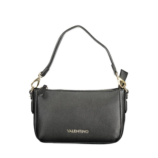 Handbag by Mario Valentino for women in polyethylene black & signature features a exquisite silhouette, showcasing a secure zipper and exquisite internal-pockets with versatile shoulder-strap, adjustable-strap & handle for a exquisite finish.