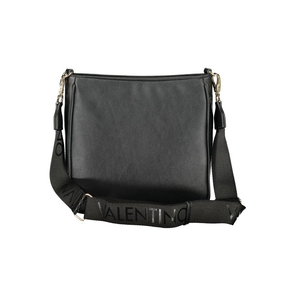 Handbag by Mario Valentino for women in polyethylene black & signature presents a ornamental silhouette, showcasing a secure zipper, ample external-pockets & internal-pockets, and versatile shoulder-strap & adjustable-strap for a ornamental finish.