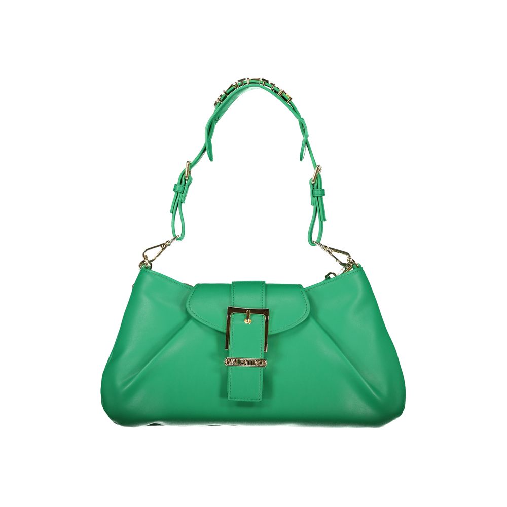 Evening Handbag by Mario Valentino for women in polyethylene green features a exquisite silhouette, showcasing a secure zipper and exquisite internal-pockets with versatile shoulder-strap, handle & adjustable-strap for a exquisite finish.