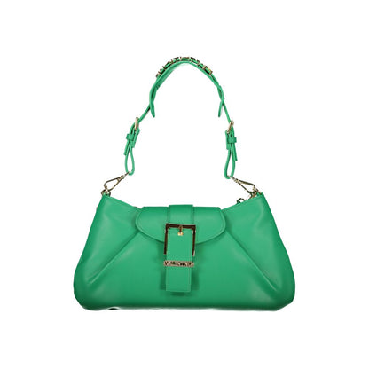 Evening Handbag by Mario Valentino for women in polyethylene green features a exquisite silhouette, showcasing a secure zipper and exquisite internal-pockets with versatile shoulder-strap, handle & adjustable-strap for a exquisite finish.