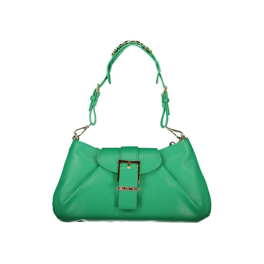 Evening Handbag by Mario Valentino for women in polyethylene green features a exquisite silhouette, showcasing a secure zipper and exquisite internal-pockets with versatile shoulder-strap, handle & adjustable-strap for a exquisite finish.