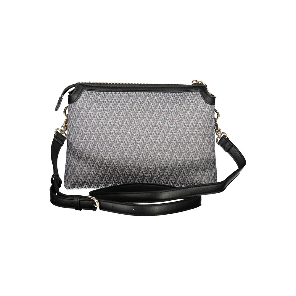 Mini 2-in-1 Shoulder & Crossbody Clutch Handbag by Mario Valentino for women in polyethylene black features a exquisite silhouette, showcasing a secure zipper and exquisite built-in-compartments & internal-pockets with versatile crossbody-strap, shoulder-strap & adjustable-strap for a exquisite finish.
